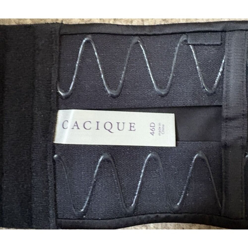 Lane Bryant Cacique Boost Multiway Strapless Bra Size 46D Black - Picture 3 of 5